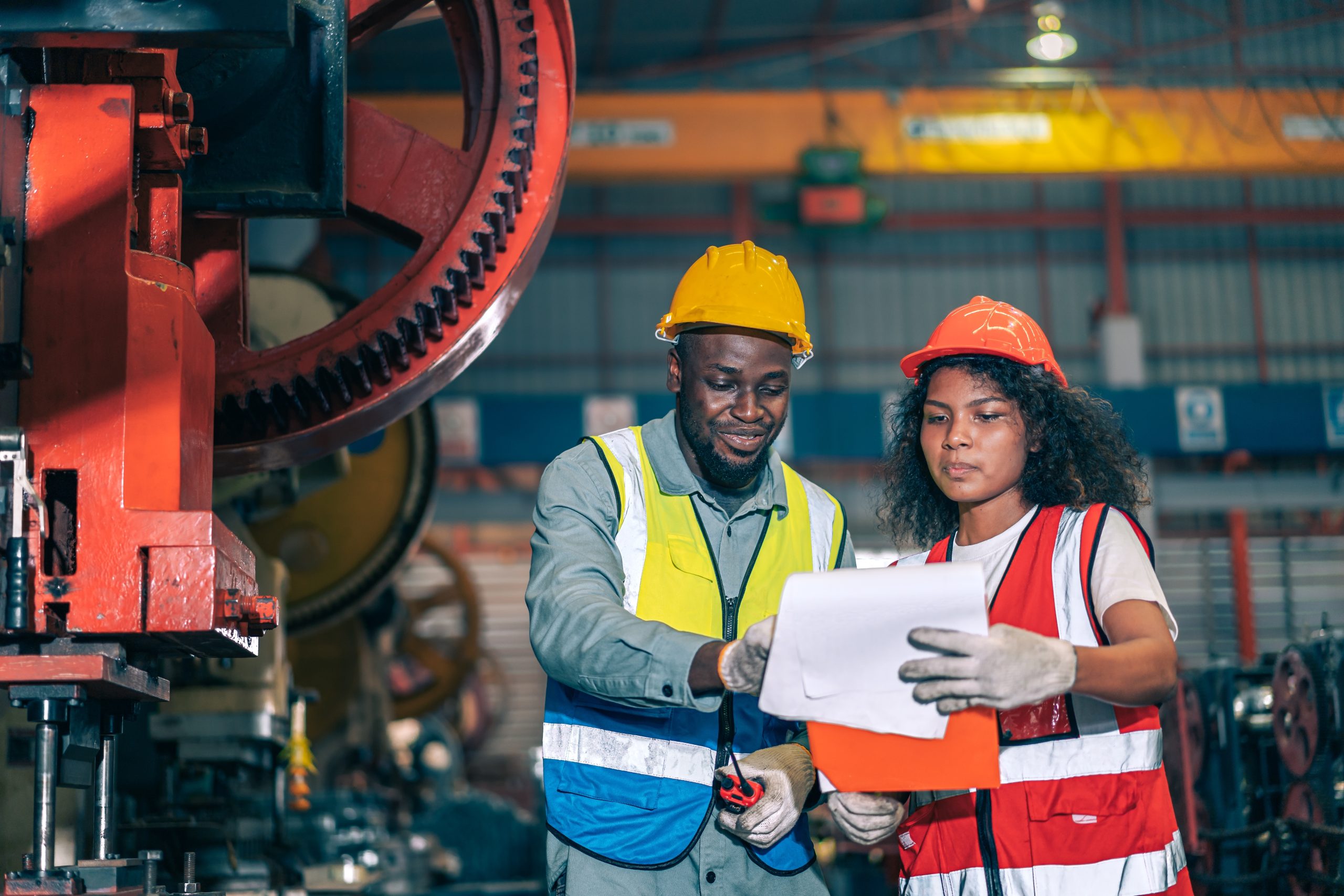 Workers preparing for jobs abroad